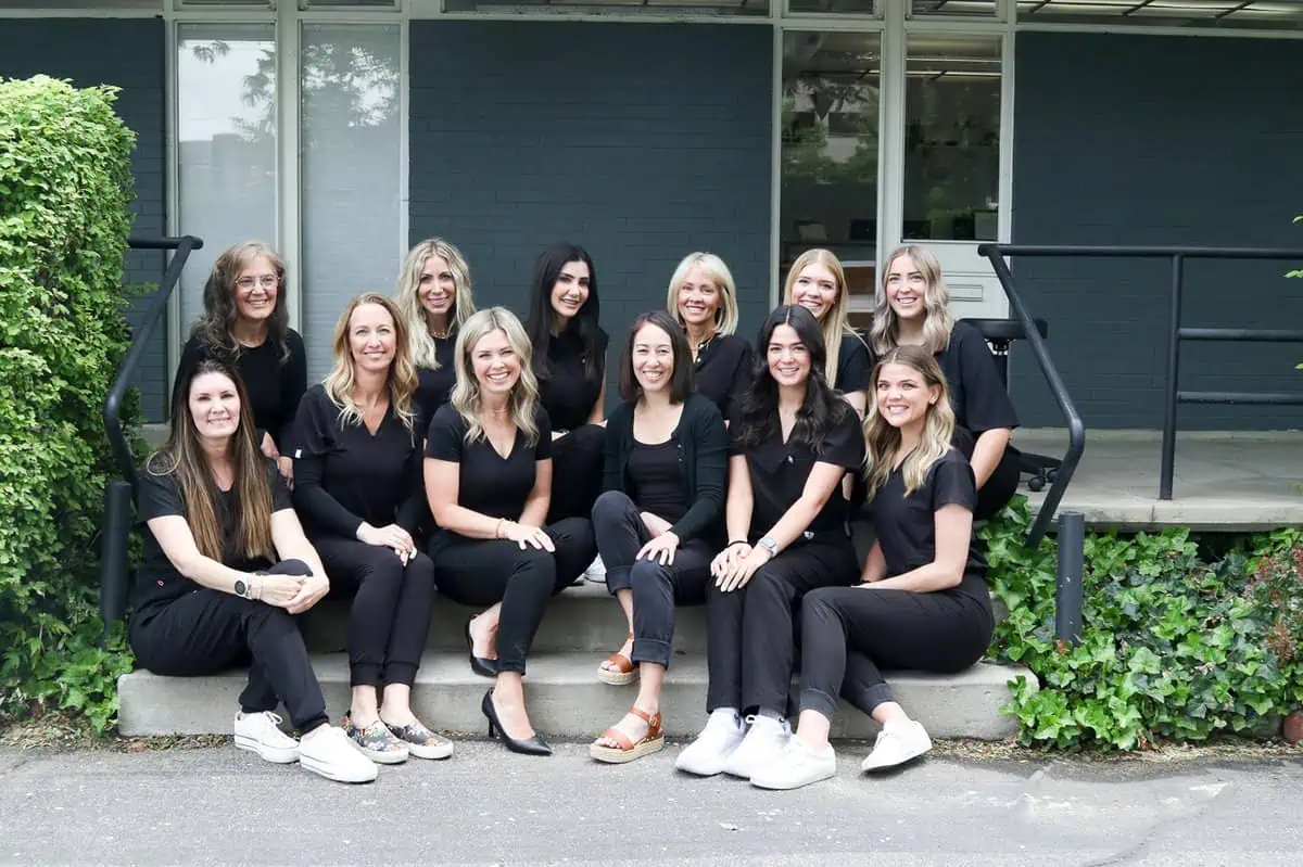 Group photo of the team at Optimal Health Family Practice and Medspa